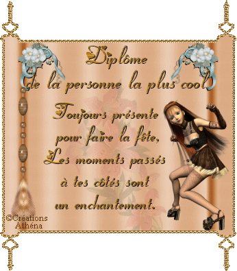 diplome d'amie