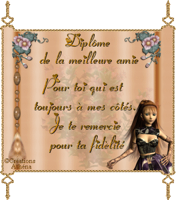 diplome d'amie